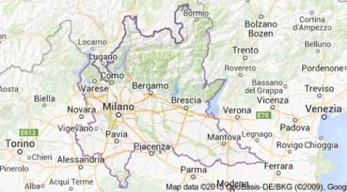 Mappa Lombardia