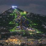 the largest Christmas tree in the world Italy
